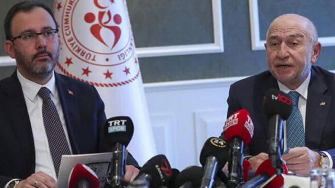 Bakan Kasapoğlu, TFF Başkanı ve Süper Lig Kulüp Başkanları ile görüşüyor