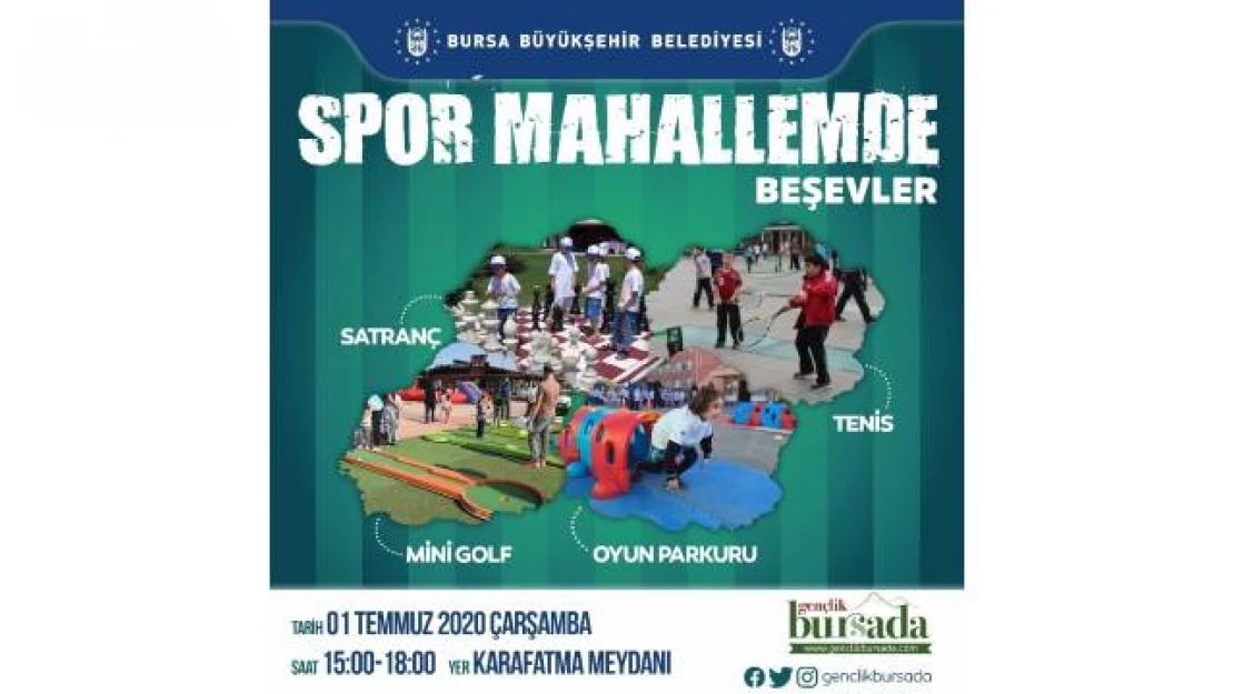 Büyükşehir'le spor her yerde