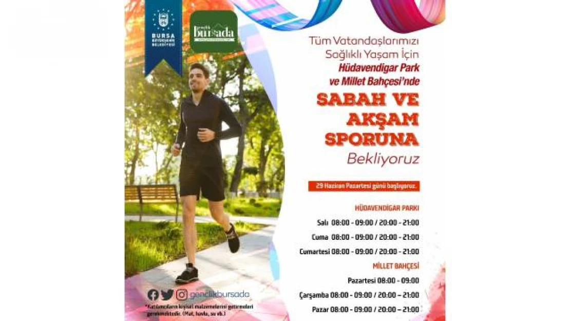 Sağlıklı yaşam için haydi spora