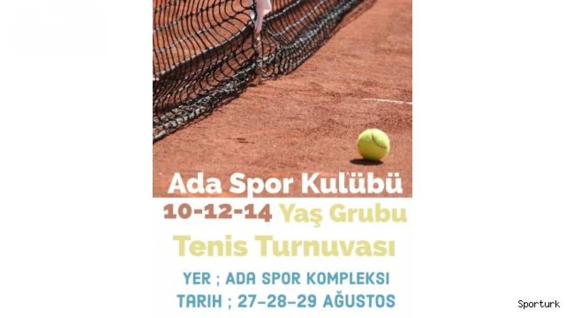 Çaycuma Ada Spor Kompleksinde tenis turnuvası heyecanı