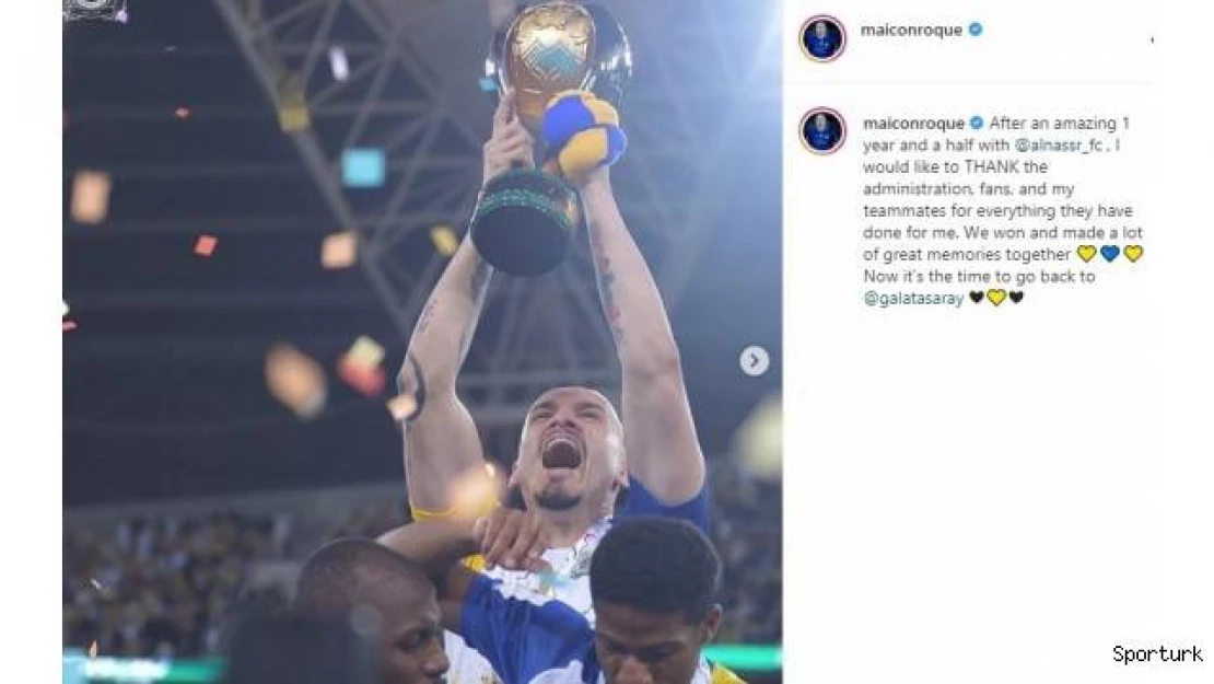 Maicon, Galatasaray'a döndü