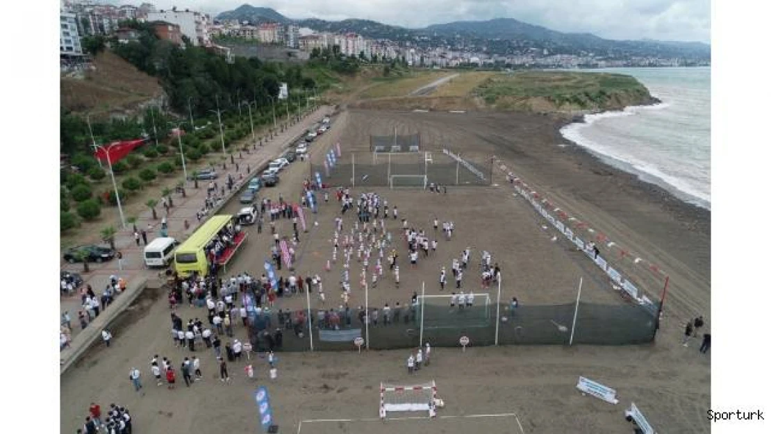 Plaj ve su sporları sahalarının açılış yapıldı