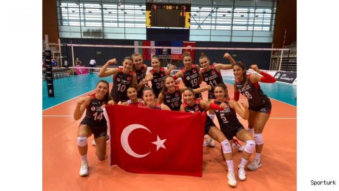 19 Yaş Altı Genç Kız Voleybol Milli Takımı, Avrupa Şampiyonası'nda yarı finalde