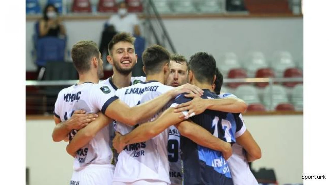 6. TSYD İzmir Voleybol Turnuvası'nda ilk maçın galibi Arkas Spor