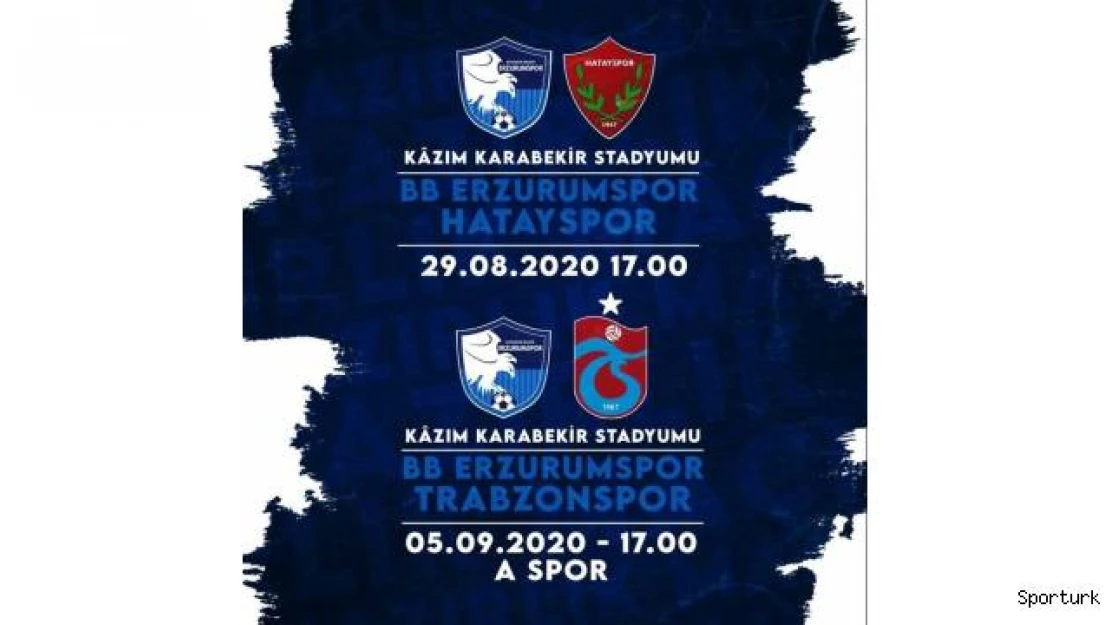 BB Erzurumspor, Trabzonspor ve Hatayspor'la hazırlık maçı yapacak