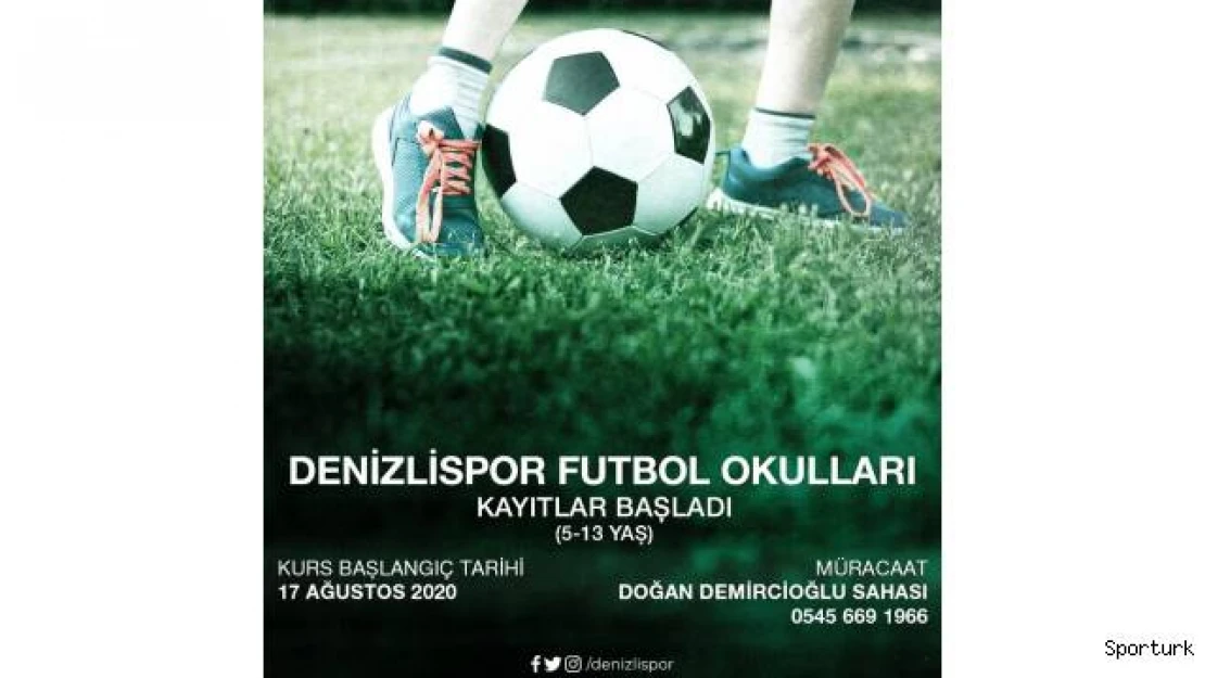Denizlispor yeni genç yeteneklerini yetiştiriyor