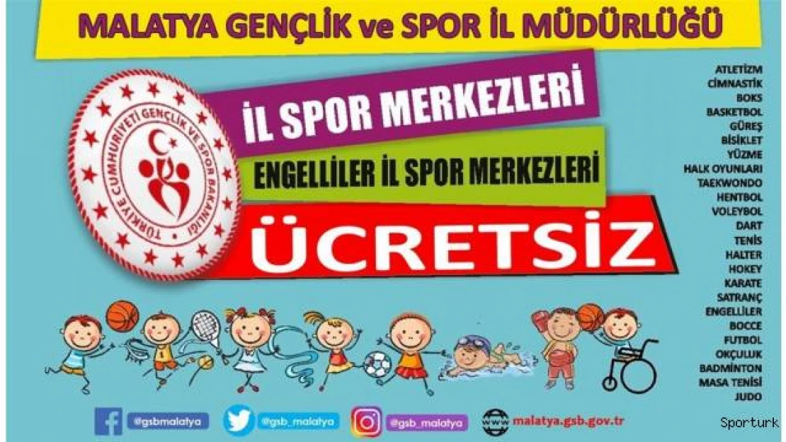 İl Spor Merkezleri kayıtları başladı