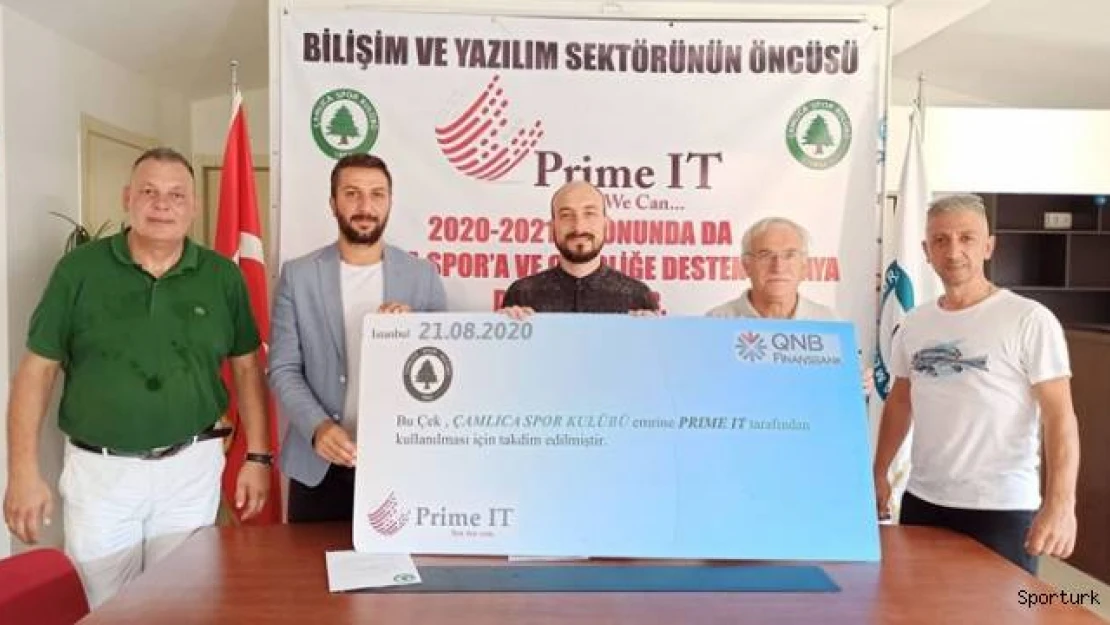 Prime IT Çamlıcaspor'a sponsor oldu