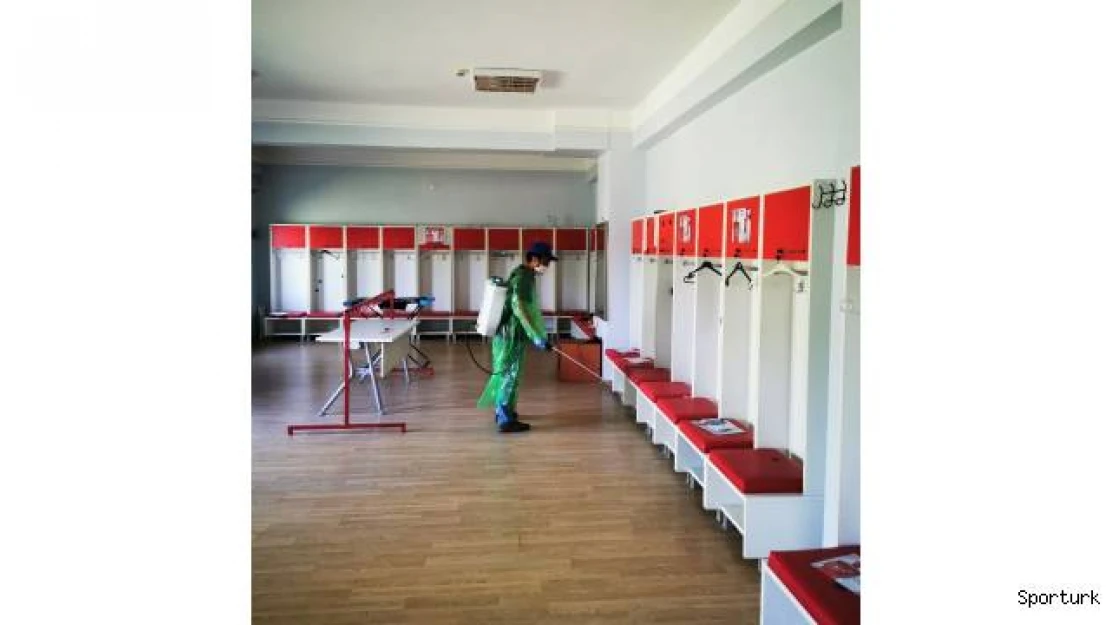 Sivasspor'un kulüp tesisleri dezenfekte edildi
