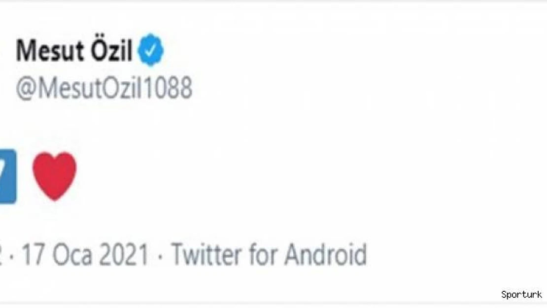 Mesut Özil'den ཿ' paylaşımı