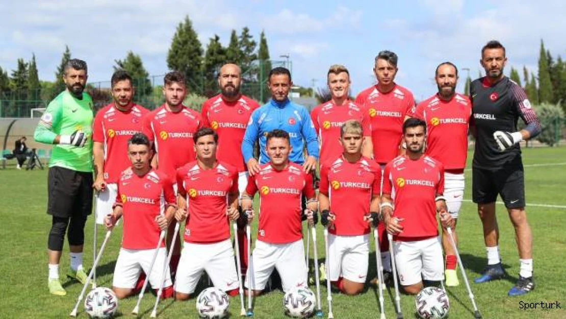 Ampute Milli Futbol Takımı yeniden şampiyonluk için sahada