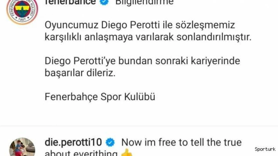 Diego Perotti: &quotYakında bütün gerçeği anlatacağım"