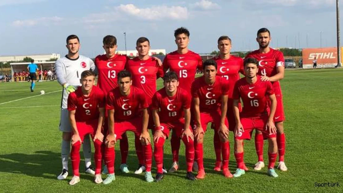 U19 Milli Futbol Takımı, Galler ile 2-2 berabere kaldı