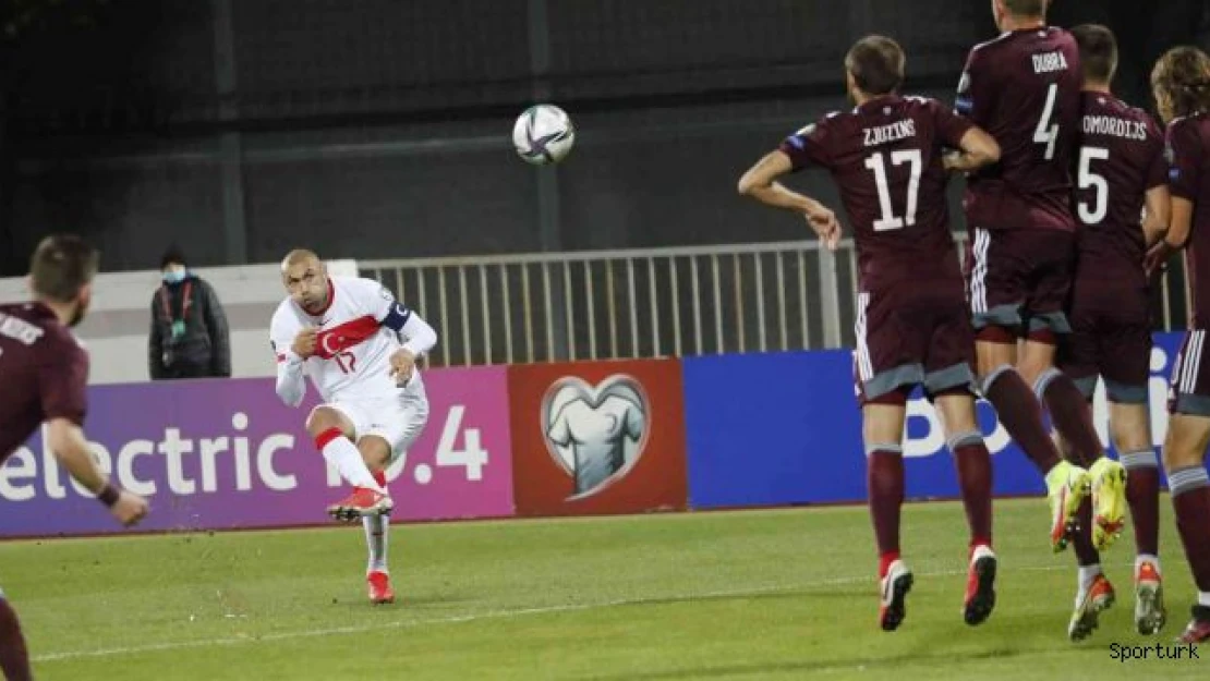 2022 FIFA Dünya Kupası Avrupa Elemeleri: Letonya: 1 - Türkiye: 2