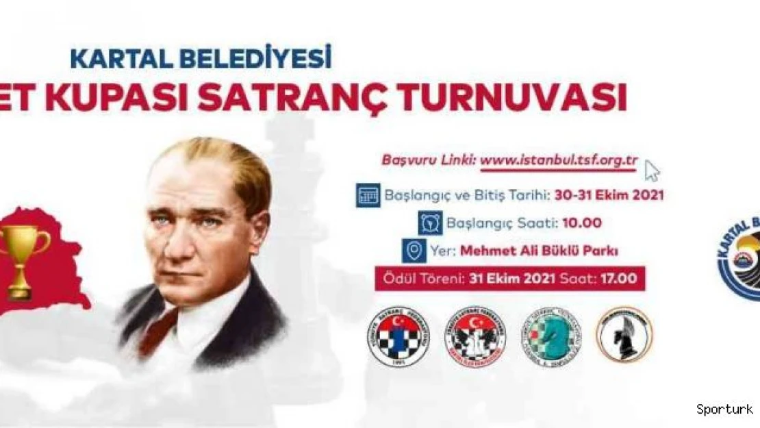 Kartal'da Cumhuriyet Kupası Satranç Turnuvası heyecanı başlıyor