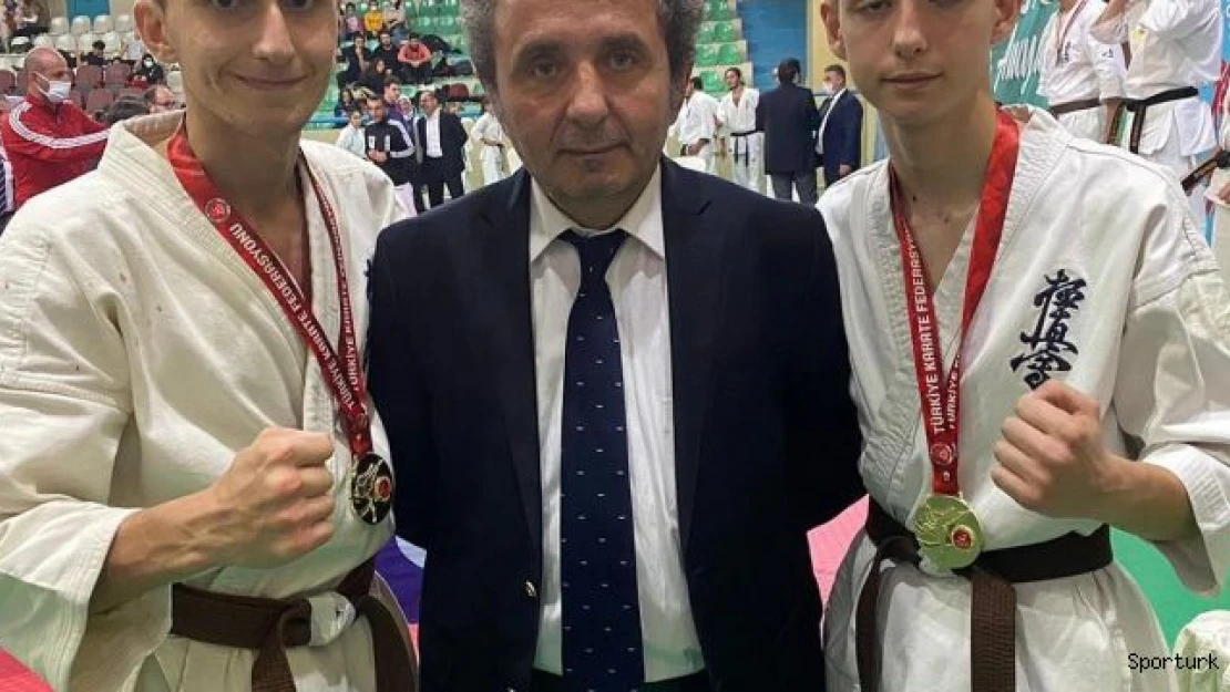 Türkiye Kyokushin Stil Karate Şampiyonası'nda Bilecik'e 2 altın madalya