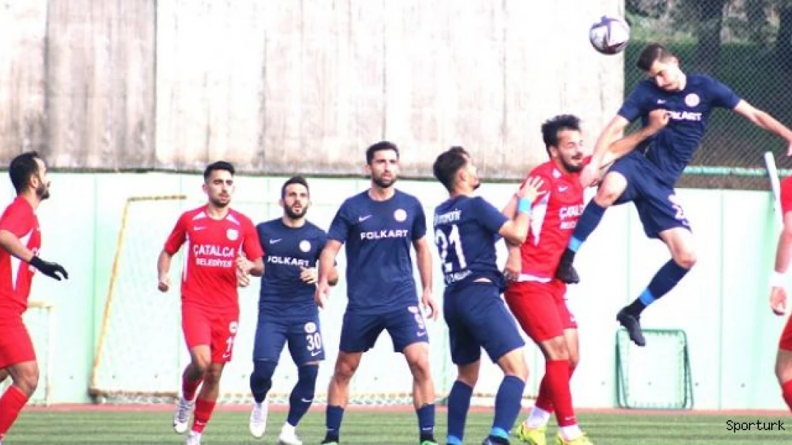 Çatalca'ya hakem faciası: 1-1