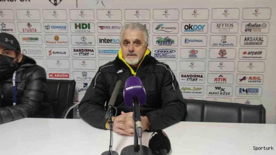 Bandırmaspor - İstanbulspor maçın ardından