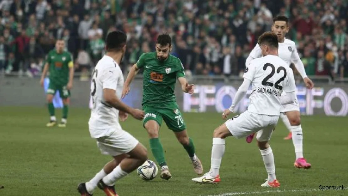Spor Toto 1. Lig: Bursaspor: 0 - Manisa FK: 0