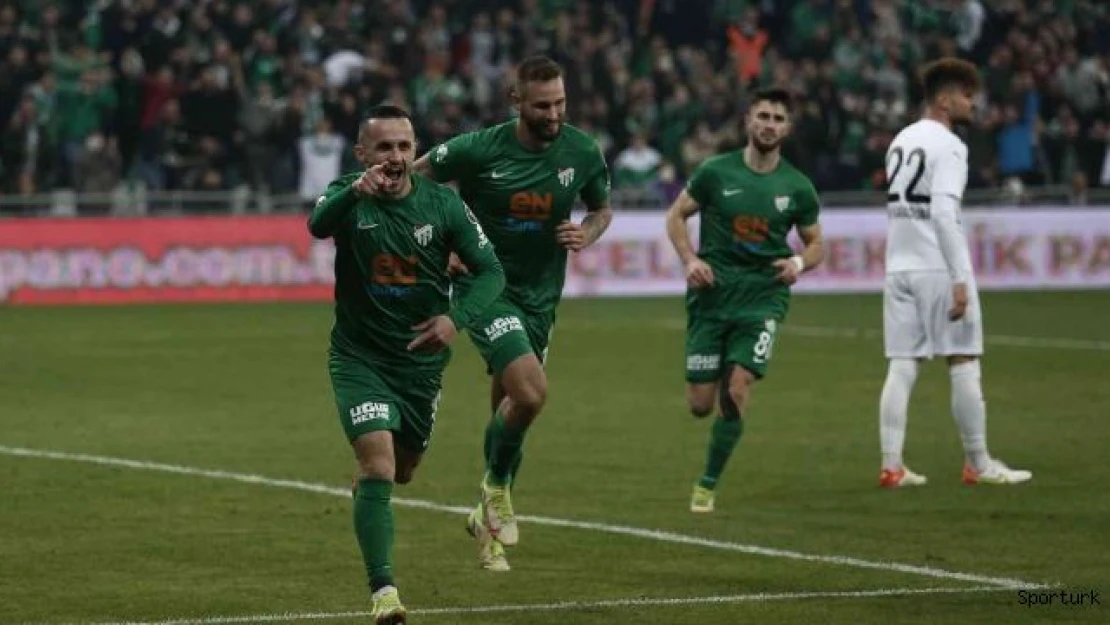 Spor Toto 1. Lig: Bursaspor: 1 - Manisa FK: 1