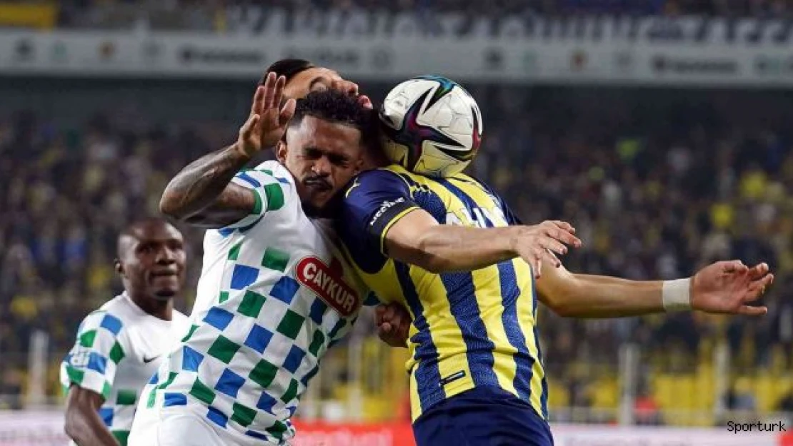 Spor Toto Süper Lig: Fenerbahçe: 1 - Çaykur Rizespor: 0