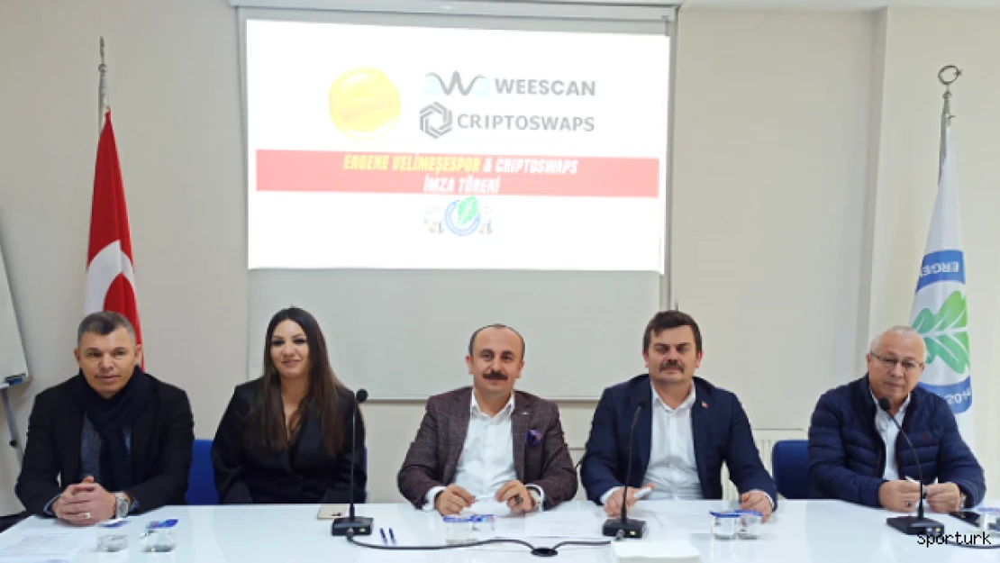 Velimeşe- Criptowaps ile sponsorlukta anlaştı