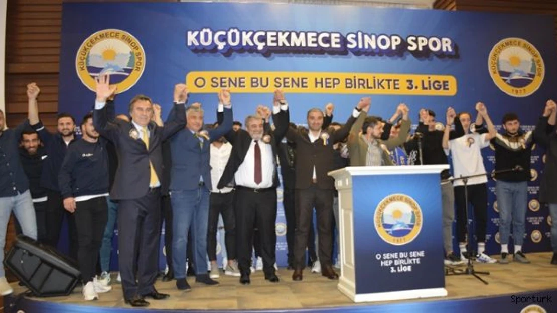 Küçükçekmece Sinopspor'dan Muhteşem Gece