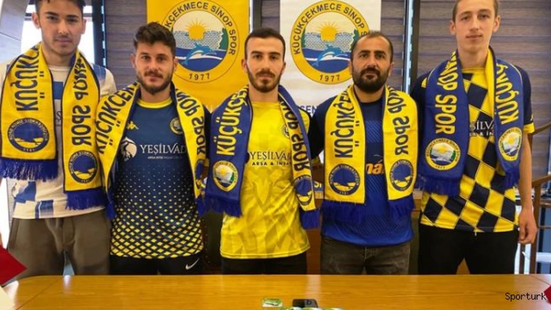 Küçükçekmece Sinopspor transferlerini tanıttı