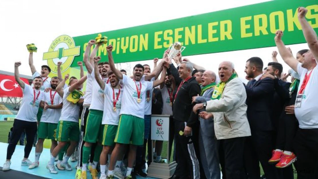 Esenler Erokspor, erdi muradına