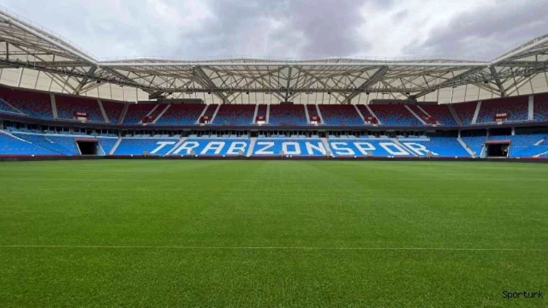 Trabzonspor'un stadyumu yeni sezona hazırlanıyor