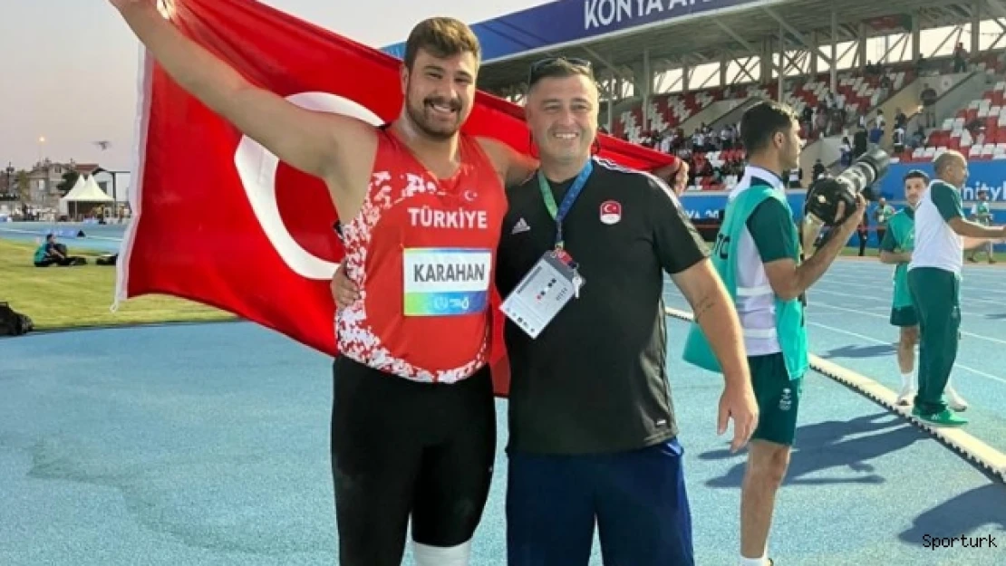Alperen Karahan, Erkek Gülle Atma'da altın madalyanın sahibi oldu