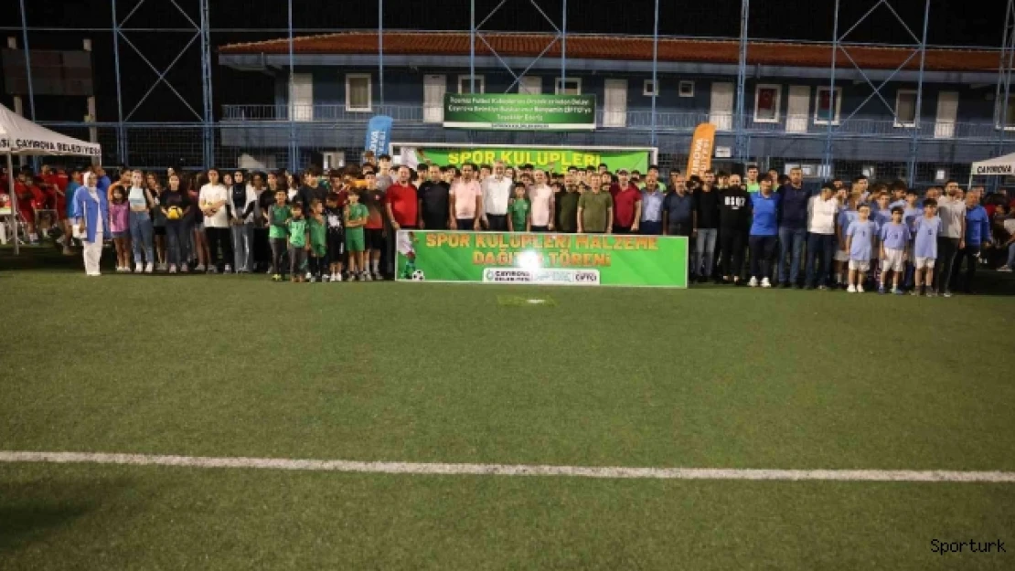 Amatör spor kulüplerine 20 farklı ürün desteği
