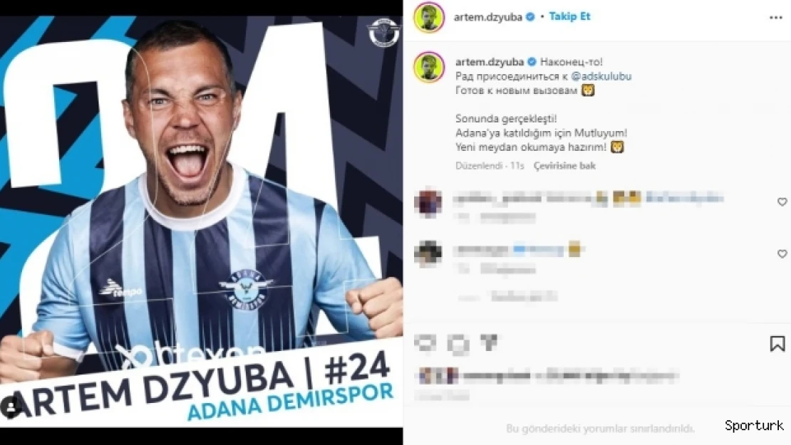 Artem Dzyuba: &quotYeni meydan okumaya hazırım"