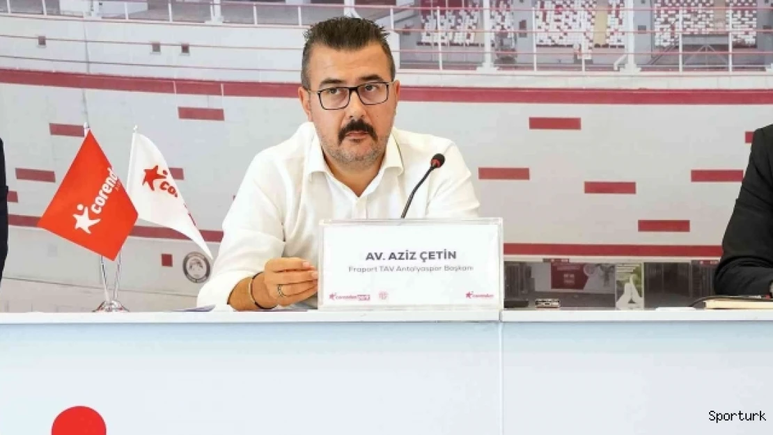 Aziz Çetin: &quotHedefimiz ligi ilk 5'te bitirmek"