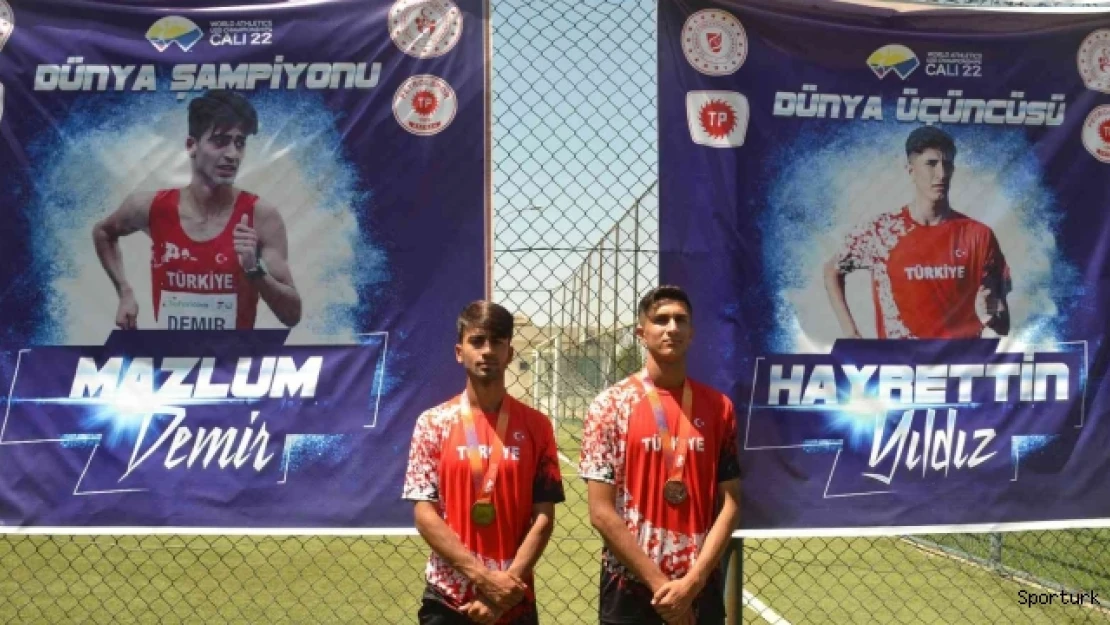 Batmanlı dünya şampiyonları ödüllendirildi