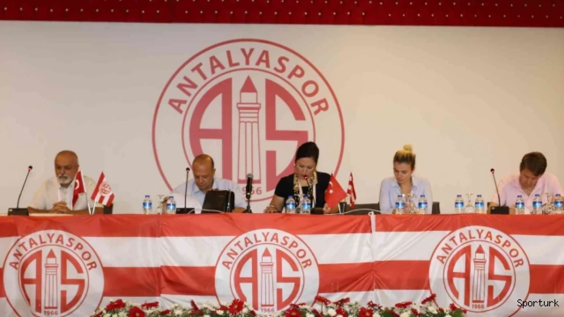 Antalyaspor'da başkan yeniden Aziz Çetin