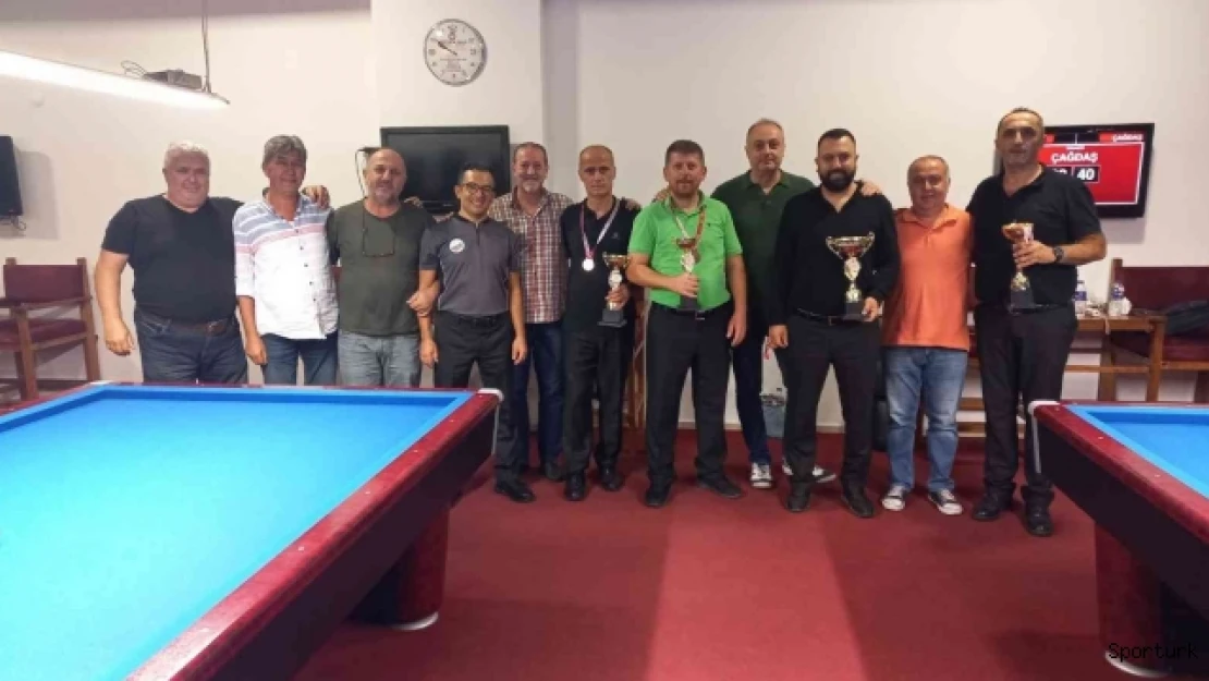 Bilardo Zonguldak İl Birinciliği'nde zafer Çağdaş Birden'in