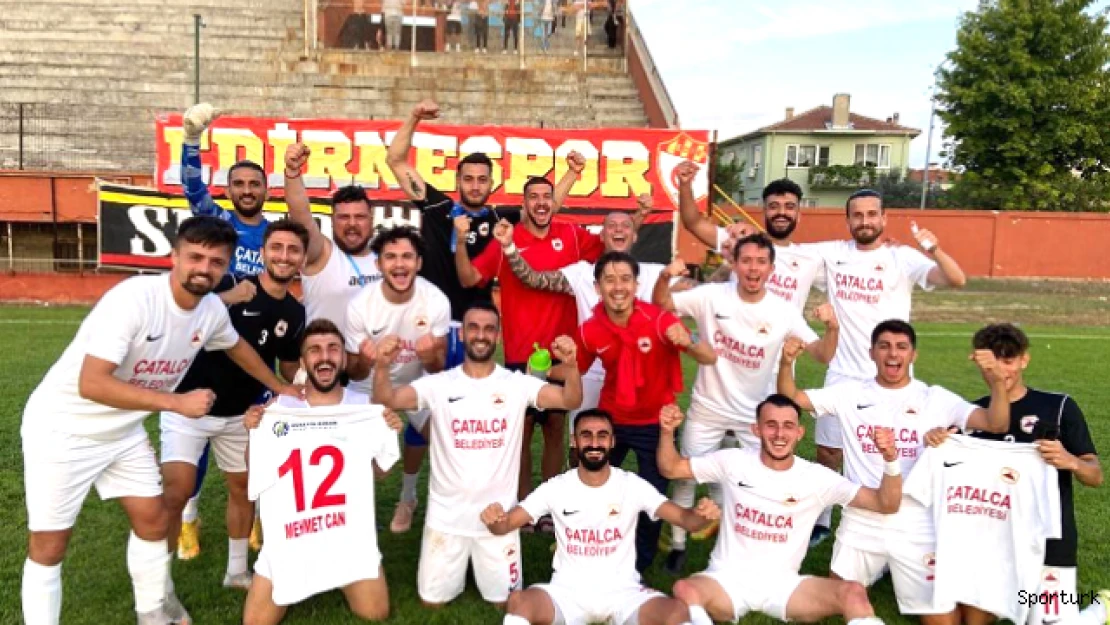 Çatalca deplasmanda Edirne'ye acımadı 2-0