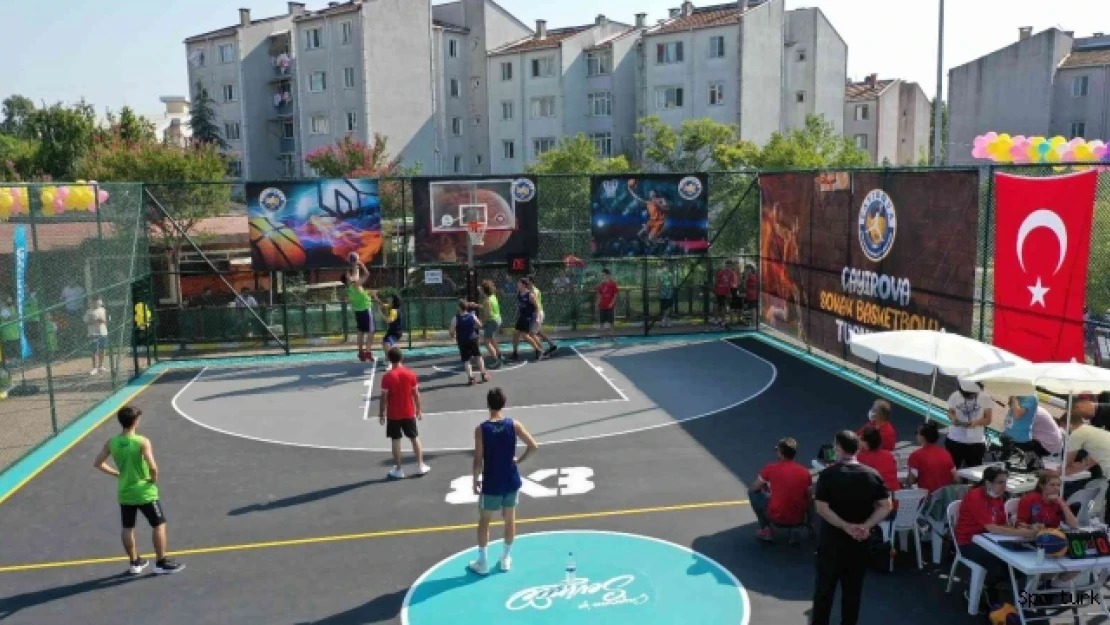 Çayırova'da sokak basketbolu turnuvası