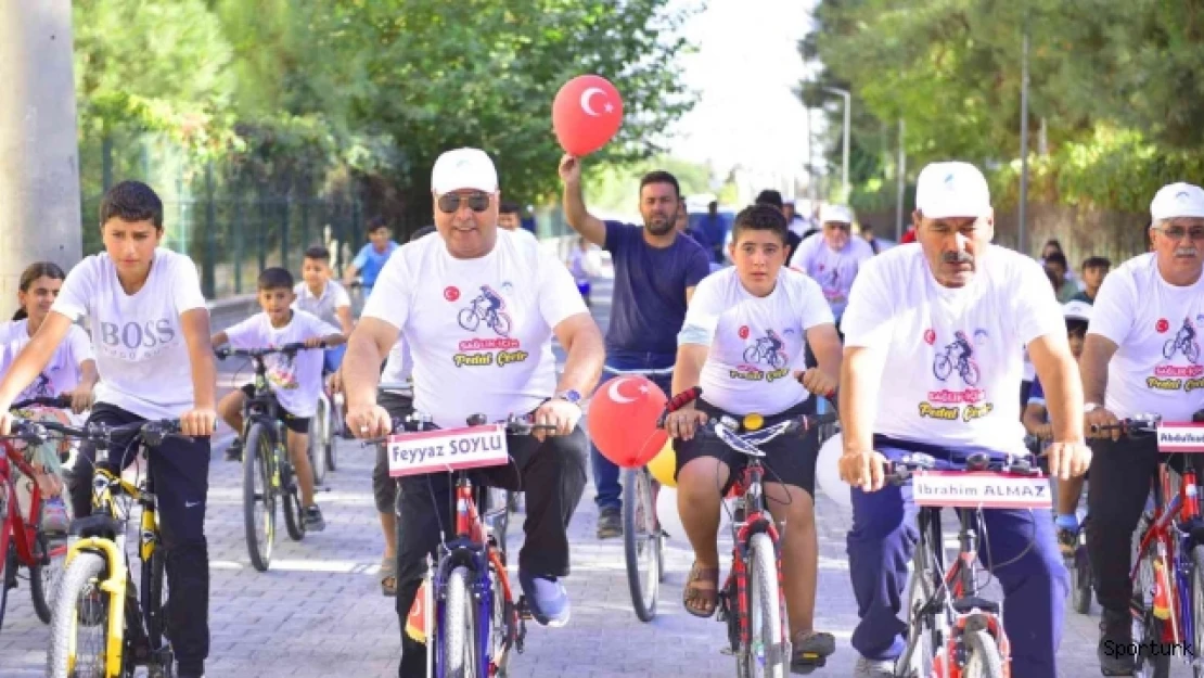 Ceylanpınar'da sağlık için pedal çevrildi