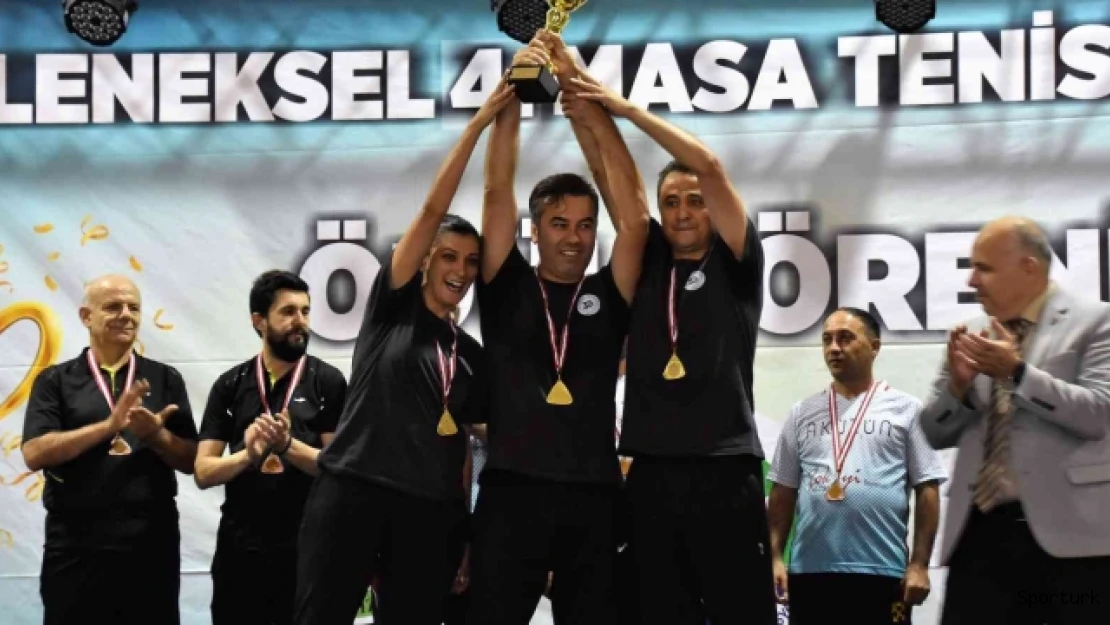 Denizli OSB Masa Tenisi Turnuvasında şampiyon belli oldu