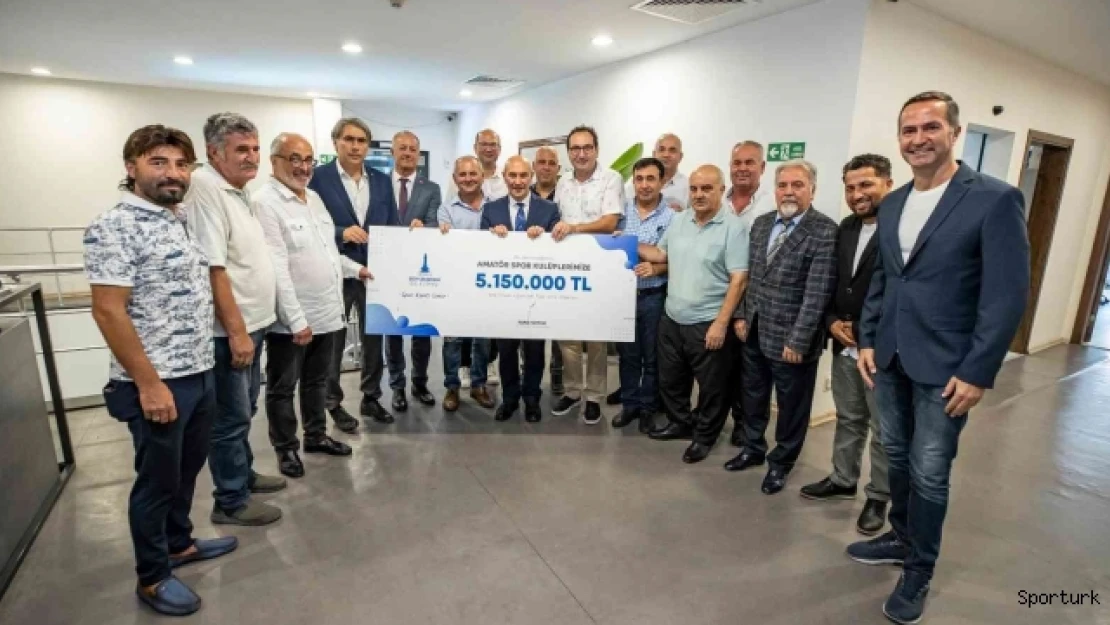 İzmir Büyükşehir Belediyesinden amatör kulüplere 5 milyon 150 bin liralık destek