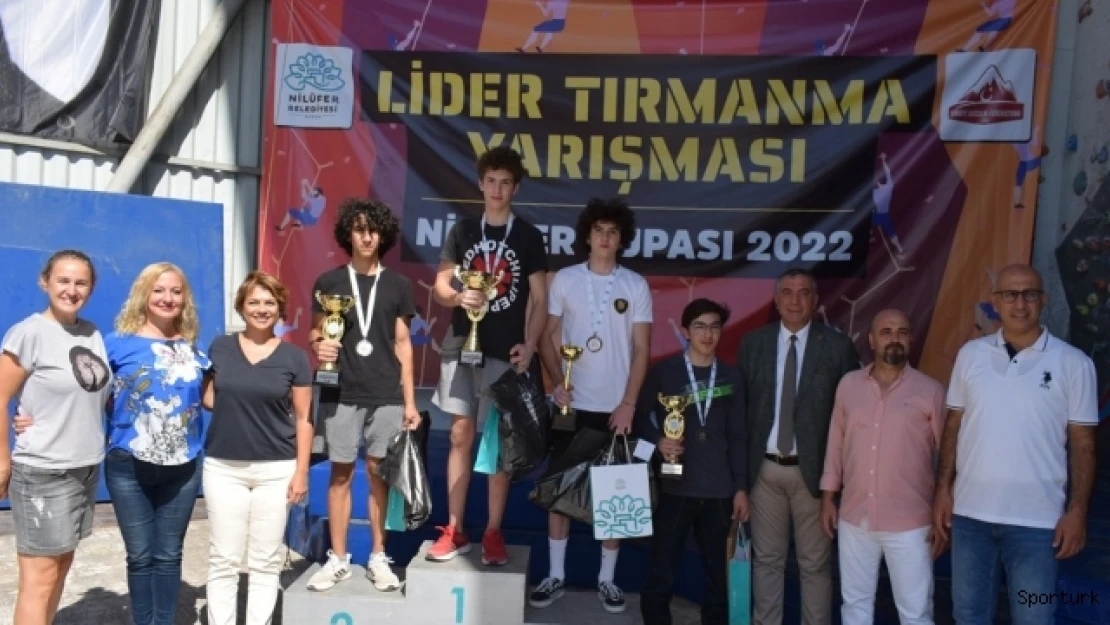 Lider tırmanma yarışması nefes kesti