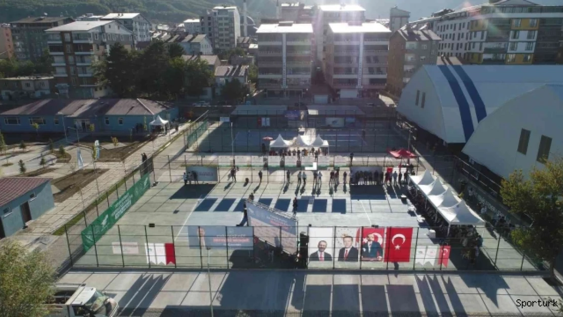 Tatvan Nemrut Krater Gölü Cup ulusal tenis turnuvası açılışı yapıldı