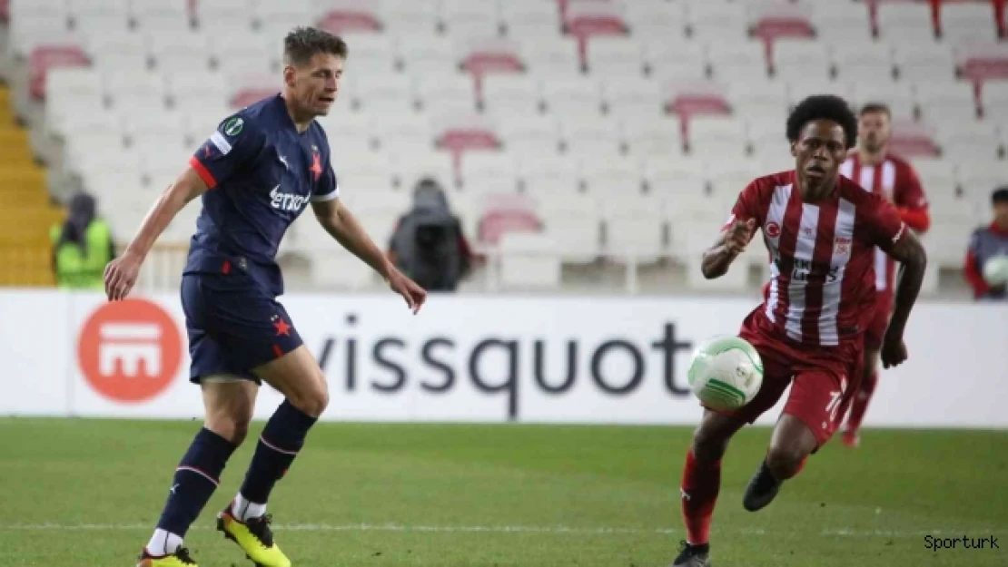 UEFA Avrupa Konferans Ligi: Sivasspor: 0 - Slavia Prag: 1