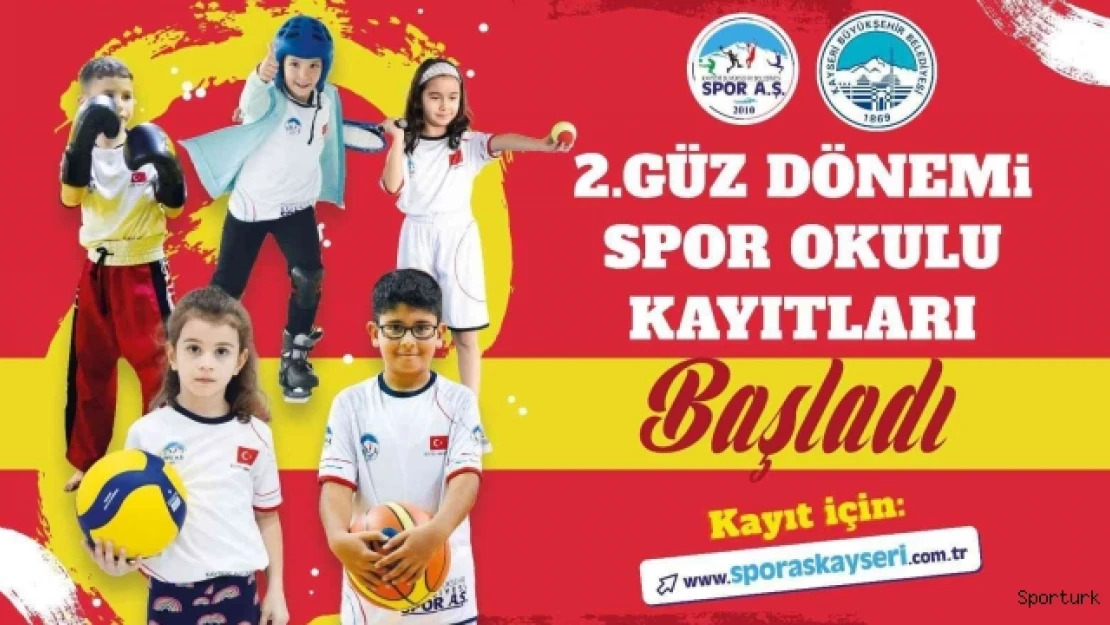 Büyükşehir Spor A.Ş. 2'inci Güz Dönemi Spor Okulu kayıtları başladı