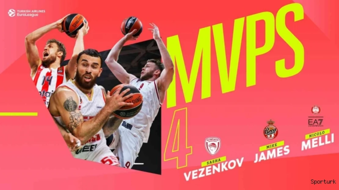 Euroleague'de haftanın MVP'leri belli oldu