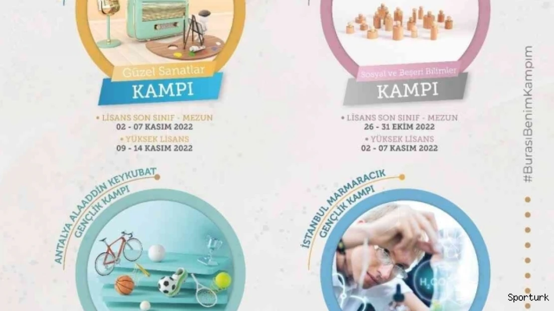 Gençlik ve Spor Bakanlığı'ndan örnek proje: 'Akademik kamplar' gençlerle buluşuyor
