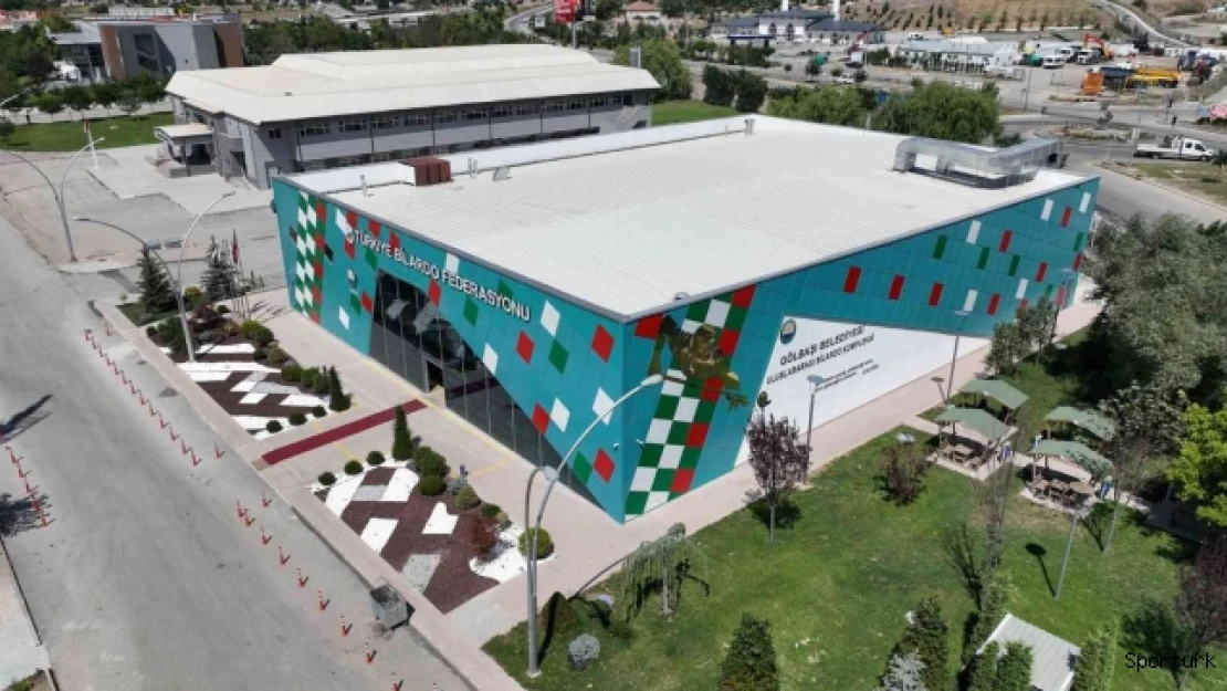 Gölbaşı Uluslararası Bilardo Kompleksi uluslararası şampiyonalara ev sahipliği yapmaya hazırlanıyor
