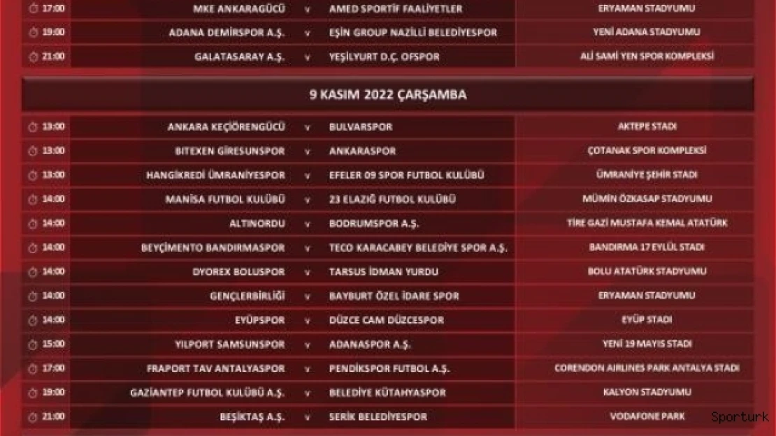 Kayserispor'un kupa maçı 10 Kasım'da